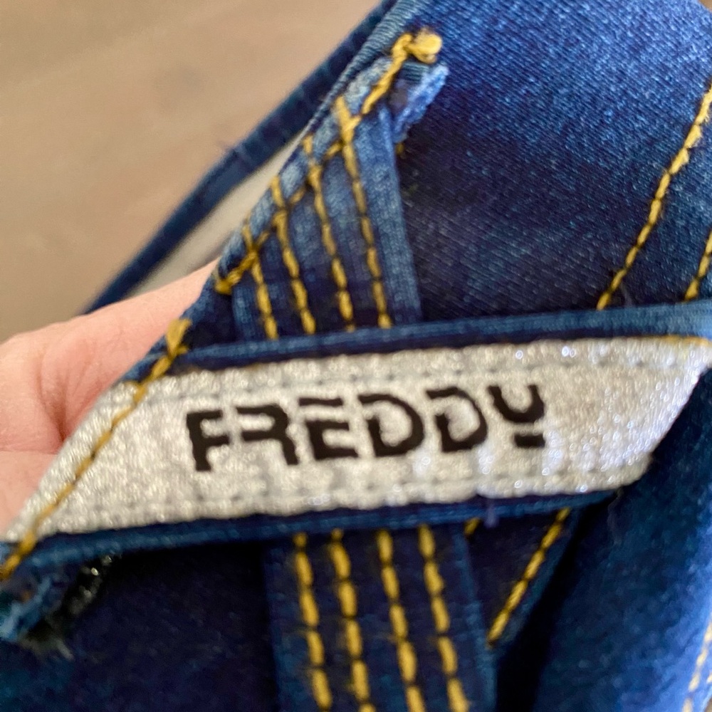 Freddy  WR.UP Blue stonewash Denim shaping pants. - Picture 6 of 7
